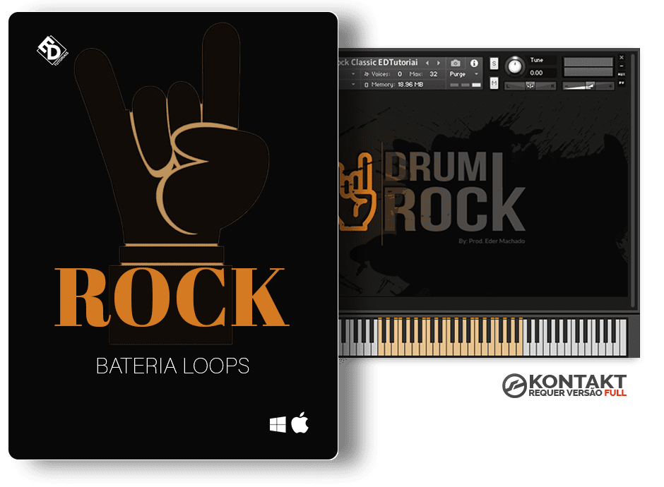 Drum Pop Rock untuk Kontakt – ED0035Drum Pop Rock untuk Kontakt – ED0035  